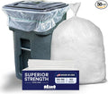 Plasticplace 95-96 Gallon Garbage Can Liners │ 2 Mil │ Clear Heavy Duty Trash Bags │ 61” x 68” (50 Count) (W95LDC)