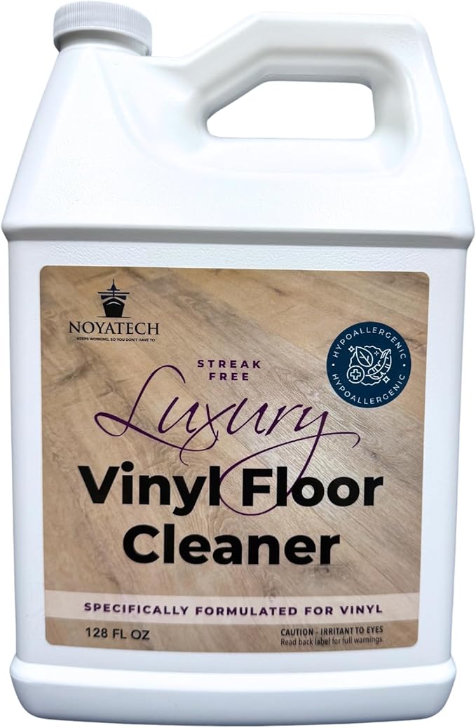 LVP Floor Cleaner. Streak-Free Luxury Vinyl Floor Cleaner. For Hardwood Laminate and Natural Wood Flooring. Pet Safe Non-Toxic Eco-Friendly.