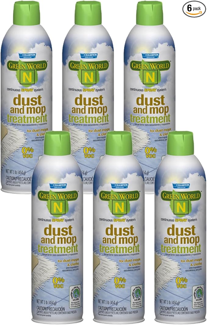 Champion Sprayon Dust and Mop Treatment. 6-14oz. Net Can.