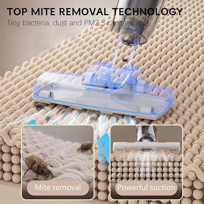 4 in 1 Cordless Vacuum Cleaner Powerful Stick Vacuum for Hardwood Floor 35 Min Rechargeable Battery Lightweight Upright Vacuum for Pet Hair Carpet