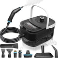 Steam Cleaner Steamer for Cleaning 2500W Pressurized Steam Cleaner with 12 Attachments Portable Steamer Cleaner for Home Car Kitchen Bathroom Furniture Tile Grout (White)