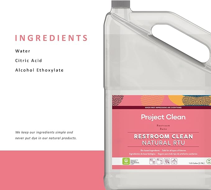 Multi-Surface Cleaner non toxic bathroom cleaner Eco-Friendly non toxic cleaning supplies Ready to Use Non-scented Bathroom cleaner Refill supply for your bathroom cleaner spray (4 pack)