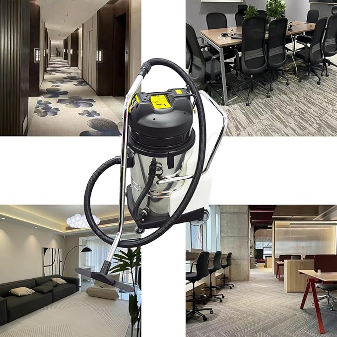 80L Carpet Cleaner Machine Vacuum Cleaner 3 in 1 Carpet Extractor Machine for Carpets Curtains Sofas 2000W110V