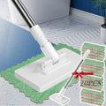 Clip to Grip Mop360 Swivel Floor Cleaner for Hardwood &amp Tile Hands-Free One-Button Release Use Any Cloth or Towel Wet &amp Dry Cleaning