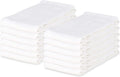 Arkwright Microfiber Huck Towels Pack of 12 Lint Free Surgical Cleaning Cloths for Glass Windows Auto Detailing and Professional Use 16 x 26 in White