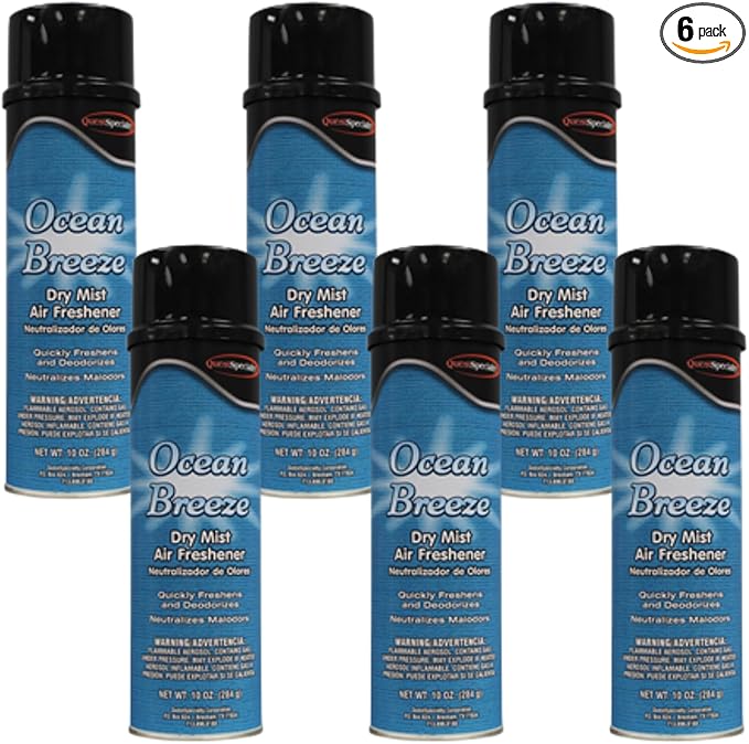 Quest 3350 OCEAN BREEZE Dry Air Freshener (6 Pack)