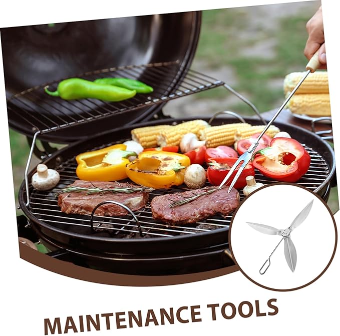 Charcoal Grill Cleaning Kit System for Kettle Grills Deep Cleaning Tool Durable Accessory for Bbq Enthusiasts