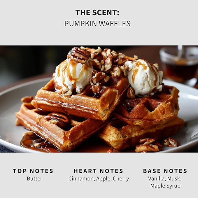 Lapew Pumpkin Waffles Scented Mop Soap - Luxury Floor Cleaner Concentrate for Mopping Tile Laminate Vinyl &amp Hardwood | Streak-Free Low-Foam | 36 oz