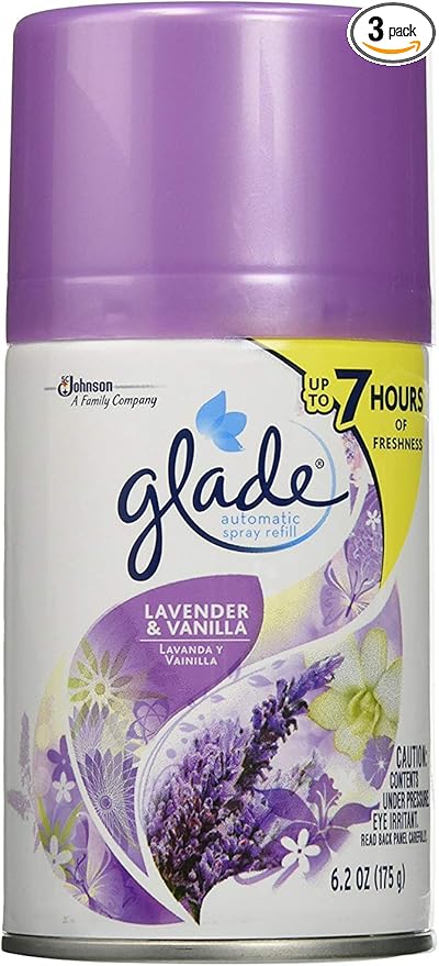 Glade Automotic Spray RefillLavender &amp Vanilla 6.2 OZ (Pack - 3)