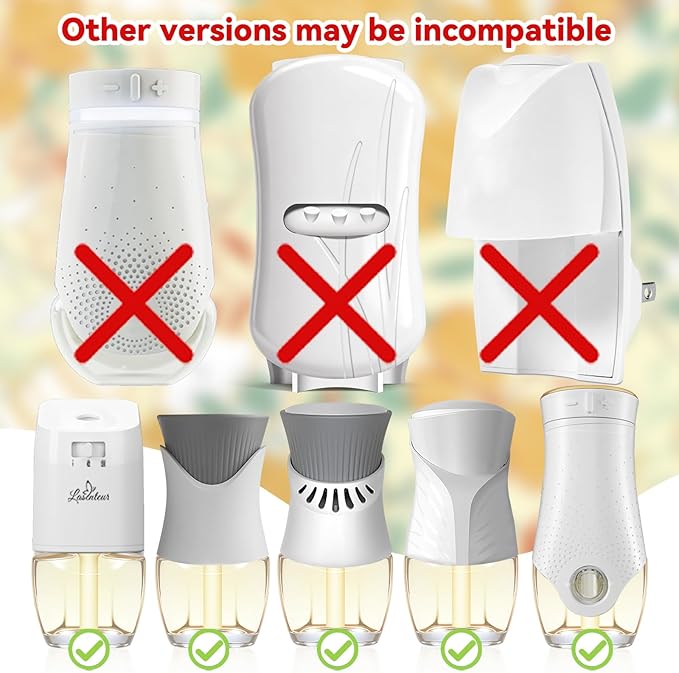 Plug In Air Fresheners for Home 12ct – Black Cherry Tropical Berries Citrus Honeydew Melon Wall Plug in Refills Room Freshener for Home Compatible with Air Wick &amp Glade Not for Glad Plus