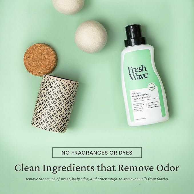 Fresh Wave Odor Removing Variety Bundle: (1) 8fl.oz Spray (1) 24 fl.oz Laundry Booster (1) 15 oz. Gel