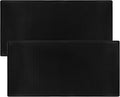 2 Pack Heavy-Duty Bar Mat Pad PVC Rubber Dish Drying Spill Matting for KTV Bar Glass Home (XL:24x 12)
