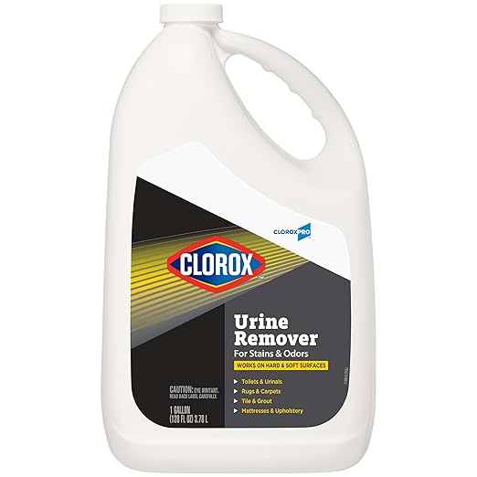 CloroxPro Urine Remover for Stains and Odors Refill 128 Ounces (Package May Vary)