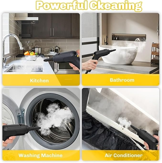Handheld Multifunctional High-temperature Steam Cleaner Compatible With Car &amp Home(13110 V)