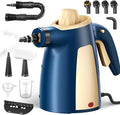 Steam Cleaner Pressurized Handheld Multi-Surface Natural Steam Cleaner with 12 PCS Accessories &amp Safety Lock 350ML Large Capacity Steamer for Car Home Upholstery Kitchen Window Grime and M