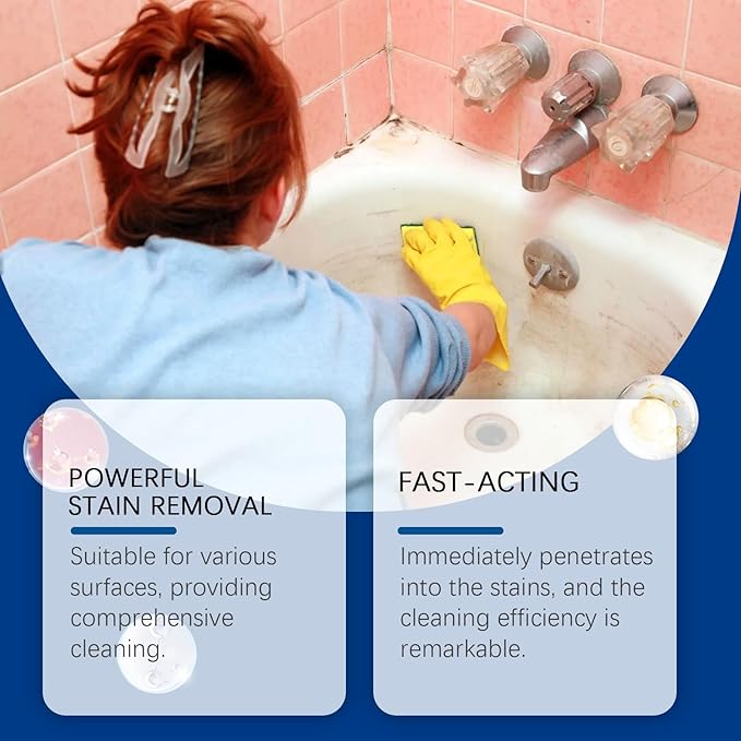 Multi-Purpose Stain Remover Cleaning Tablets - For Kitchen Bathroom Clothes - Removes Rust Grease Dirt Effectively(3PCS)