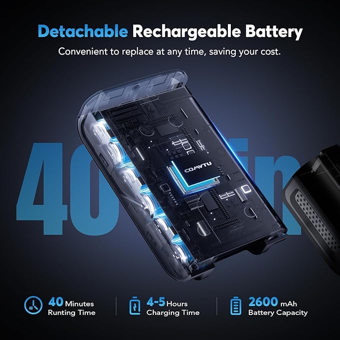 Cordless Vacuum Cleaner for Home 80000PRM Powerful 4 in 1 Lightweight Stick Vacuum with 2 Adjustable Suctions Max 40 Mins Runtime 2600mAh Rechargeable Vacuum Cleaners (Hibiscus)