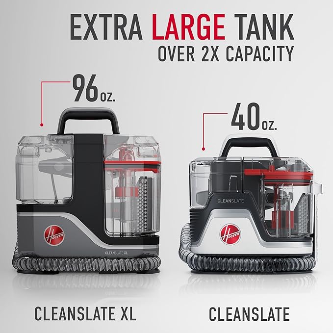 Hoover CleanSlate XL Deep Cleaning Spot Carpet Cleaner Machine for Carpet and Upholstery Car and Auto Detailer FH15000V + 64 oz Auto Portable Solution Fresh Scent AH31718