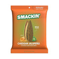 SMACKIN' - Jumbo Roasted Sunflower Seeds No Salty Burn American Made Easy Pour &amp Seal - Cheddar Jalapeño 4oz bag (12 Bags)