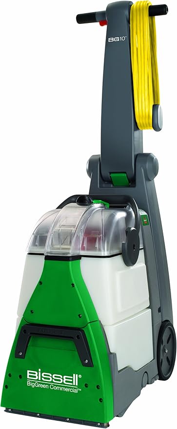Bissell BigGreen Commercial BG10 Deep Cleaning 2 Motor Extractor Machine &amp Bissell 78H63 Deep Clean Pro 4X Deep Cleaning Concentrated Carpet Shampoo 48 ounces - Silver
