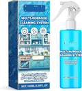 Kitchen Grease Foam Cleaner Multi-Purpose Gentle Stain Remover For Stovetops Countertops Sinks Glass(2PCS)