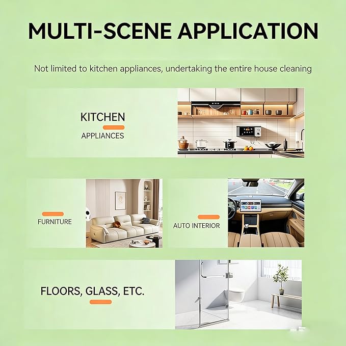 Spray 2026 New Electrolyzed Ion Kitchen Cleaner Spray Natural Enzyme Formula Liquid Cleaner for Kitchen Oven Stove Microwave 300ml (3pcs)