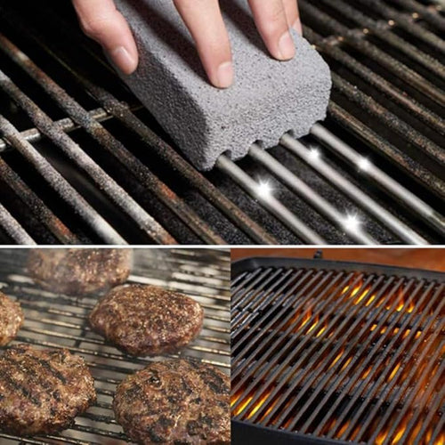 12PCS BBQ Grill Cleaning Brush Brick Block Barbecue Cleaning Stone Pumice Brick for Barbecue Rack BBQ Tools