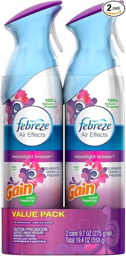 Febreze Air Freshener - Gain Moonlight Breeze - 9.7 Oz - 2 Ct