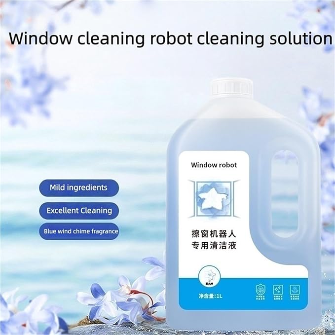 Glass Window Cleaning Solution Compatible With ECOVACS Winbot W1 PRO/W2 PRO/W2 PRO OMNI/W2 OMNI/Winbot MINI(1 pack)