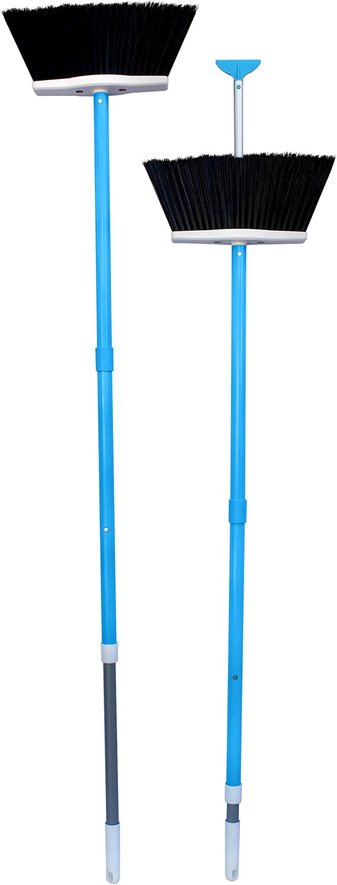 New Scrape and go Broom as seen on Shark Tank! Duluxe Upright Sweeping Broom with Scraper