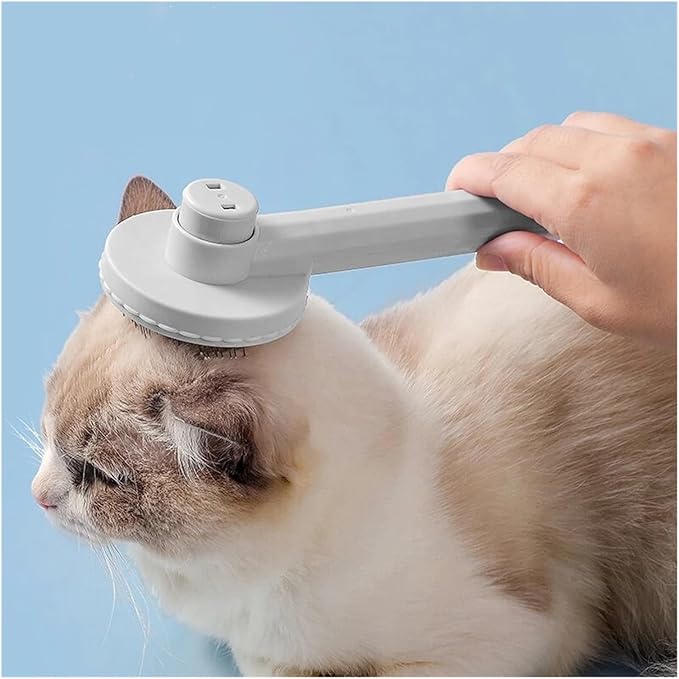 Cat Dogs Pet Hair Remover Pet Comb Pet Grooming Hair Floating Removes Comb Short Massager Goods for Cats Dog Cleaning Brush(E)
