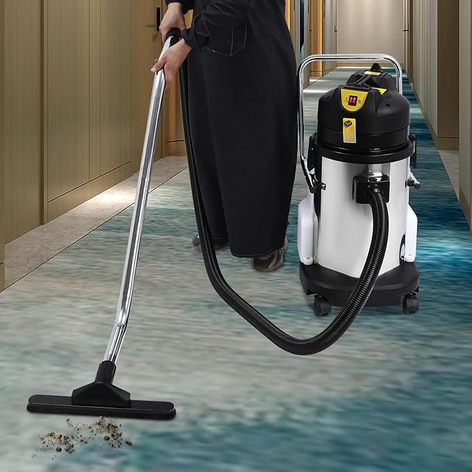 30L Commercial Carpet Cleaning Machine Portable Handheld Upholstery Cleaner Machine Powerful Suction with Versatile Tools for Pet Stains Sofa Rug Mattress Car Seat and Curtain