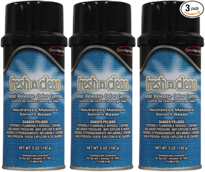 Quest 3450 FRESH N CLEAN Total Release Odor Eliminator (3 Pack)