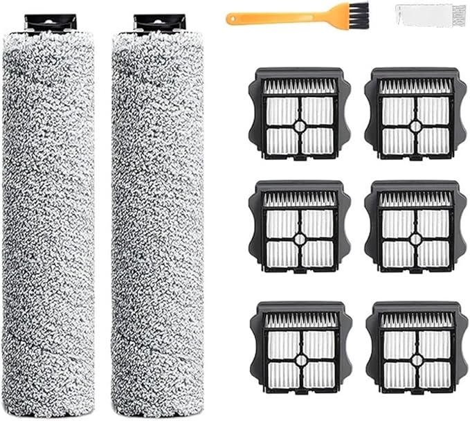 BeNtli Cordless Wet Dry Floor Washer Handheld Vacuum Accessories Spare PartRoller BrushHepa FilteCompatible for TINECO Floor One S3 /Compatible for IFloor 3 (Color : 10PCS)