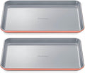 Caraway Non-Stick Ceramic Medium Baking Sheet - Naturally Slick Ceramic Coating - Non-Toxic PTFE &amp PFOA Free - Perfect for Baking Roasting and More - Medium (15 x 10) - Perracotta