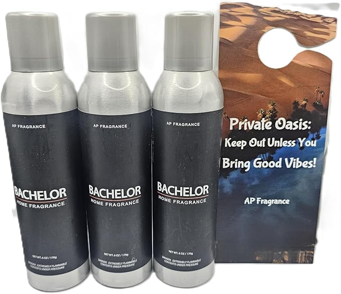 AP Fragrance Belfair Oaks Room Fragrance Air Freshener Spray - Concentrated Odor Neutralizer Bachelor Scent - 3 Pack