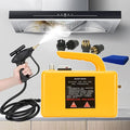 2600w Handheld Steam Cleaner3.5 Bar High Temperature Cleaning Machine with 2.5m Steam Pipe/Wet&ampDry Adjustable/2 Brushes/2 Copper Brushes-for Cooker HoodAir ConditionerSofaWindowsillYellow