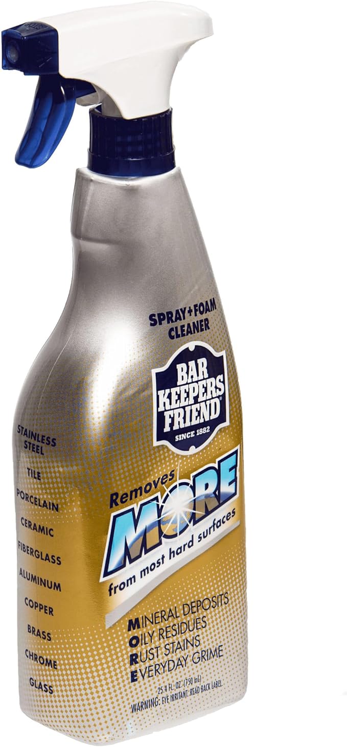 Soft Cleanser Premixed Formula 26 oz and Spray + Foam 25.4 oz Bundled Microfiber Cloth
