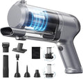 Hand Held Vacuum Car Vacuum Cleaner 18000PA High Power 4-in-1 Air Duster &amp Air Blower &amp Pump Cordless Rechargeable Mini Small Shop Vac for Household Chores Flooring Car Pet Hair