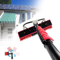Water Fed Pole Kit Adjustable Window Cleaning Pole - Rotatable Brush Head Telescopic Cleaning and Washing Tool for Window Glass Solar Panel18FT/5.4M