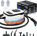 Heapsion Steam Cleaner Steamer for Cleaning with 15s Heat-Up 6 Adjustable Levels Large 1.32 Quarts Tank Pressurized Handheld Steam Cleaner for Home Dirt Grease Grout TileFloor Car 12 pcs