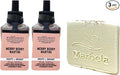Bath &amp Body Works Merry Berry Martini 2 Wallflowers Home Fragrance Refill Bulbs with Natural Oats Soap Sample