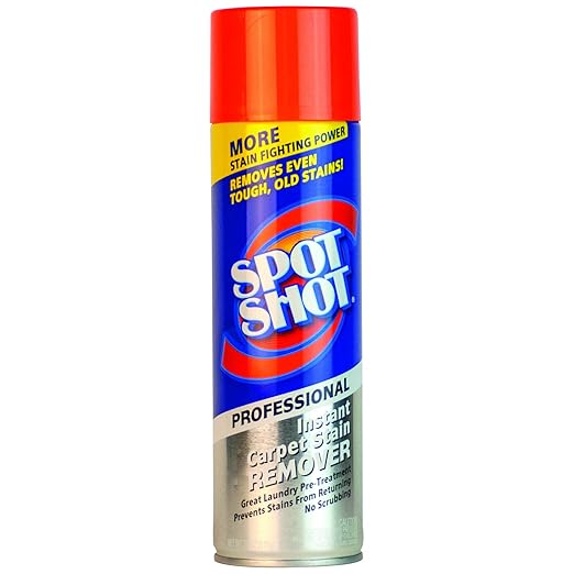 Spot Shot Professional Instant Carpet Stain Remover No-Scrub Aerosol 18 OZ