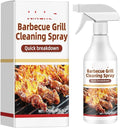 Grill Cleaning Spray Fast-Acting Degreaser For Outdoor Grills Removes Grease &amp Residue Easy To Use Rust Prevention(2PCS)