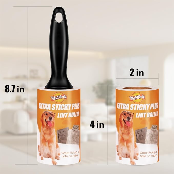 Lint Rollers for Pet Hair Sticky Remover for Couch Clothes Furniture and Carpet. Dog Hair Remover Cat Hair Animal Fur Fuzz Mega Value Set 21 Pack