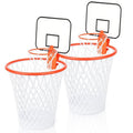 2pcs Trash Can with Mini Basketball Hoop Wastebasket Includes Clip On Basketball HoopFun Basketball GiftIndoor Basketball Hoop for Office Classroom Study Room Dormitory Living Room Party Gym