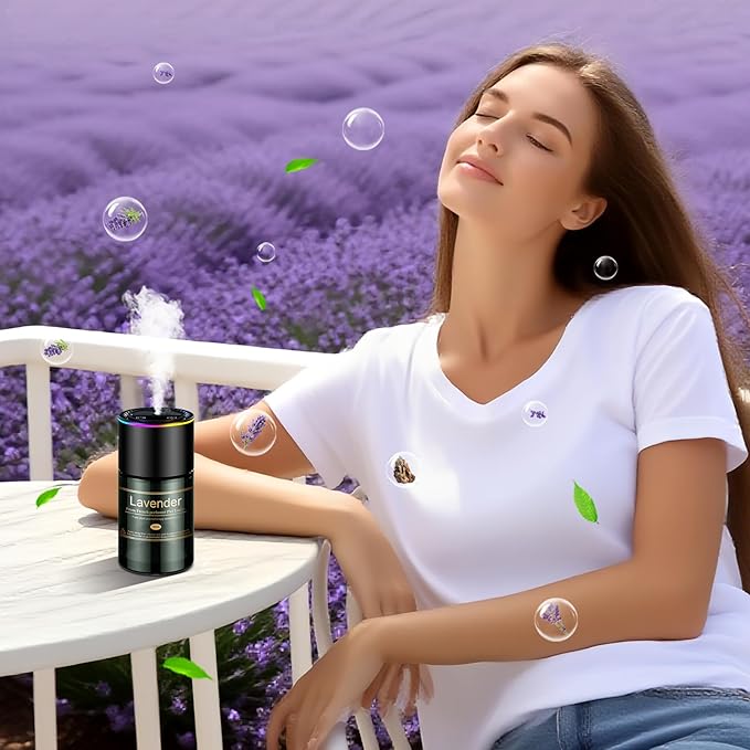 Car Air Freshener Refill for Men &amp Women 6.09 FL OZ /180ML-9 Month Lavender Scent Essential Oil Perfume Essential Oil Made of Natural Plant Extracts Compatible with Car Diffusers for Home/Office