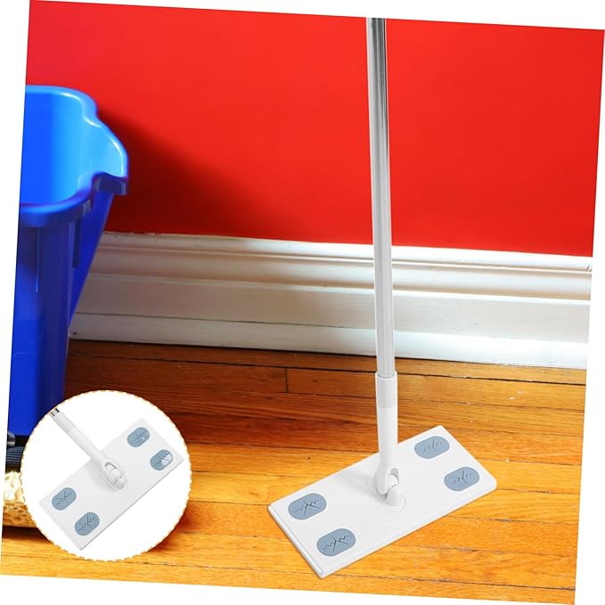 Handheld Electrostatic Dust Mop with Extendable Handle for Household Floor Cleaning Reusable Face Towel Compatible Lightweight and Easy Grip for Efficient Dust and Dirt Removal