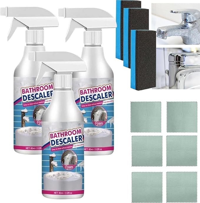 Bathroom Descaler Cleaner Acssart Bathroom Descaler Stubborn Stains Cleaner (2)