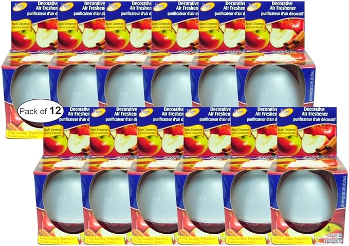 Pure Air Decorative Air Freshener- Apple Cinnamon (75ml) (Pack of 12)